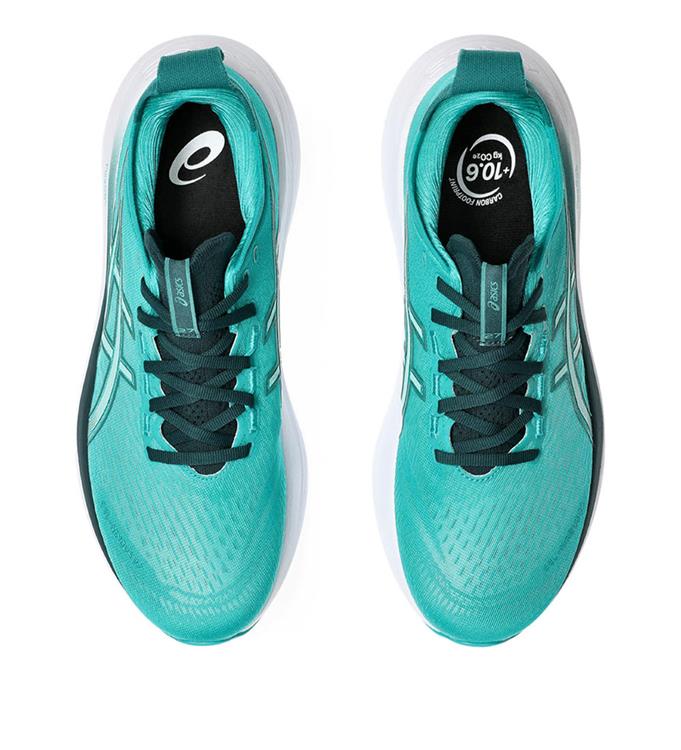 ASICS GEL-NIMBUS 27 1011B958 WAVE-TEAL-SAXON-GREEN