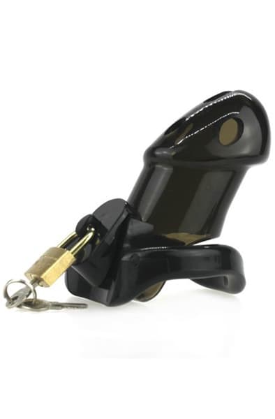 Rikers Locking Chastity Device Black Kyskhetsbur