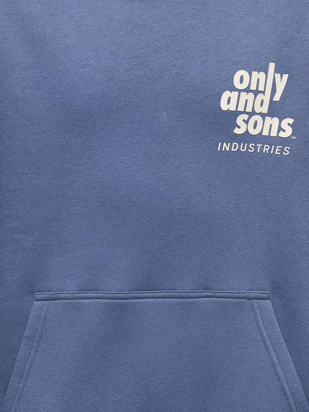 ONLY & SONS JUNIOR hoodie blauw