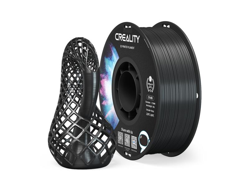 Creality Filament ABS, Schwarz, 1.75 mm, 1 kg ABS 3D Drucker Filament