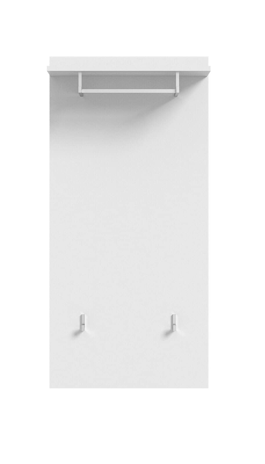 Garderobenpaneel Prego 55x114x28 cm weiß