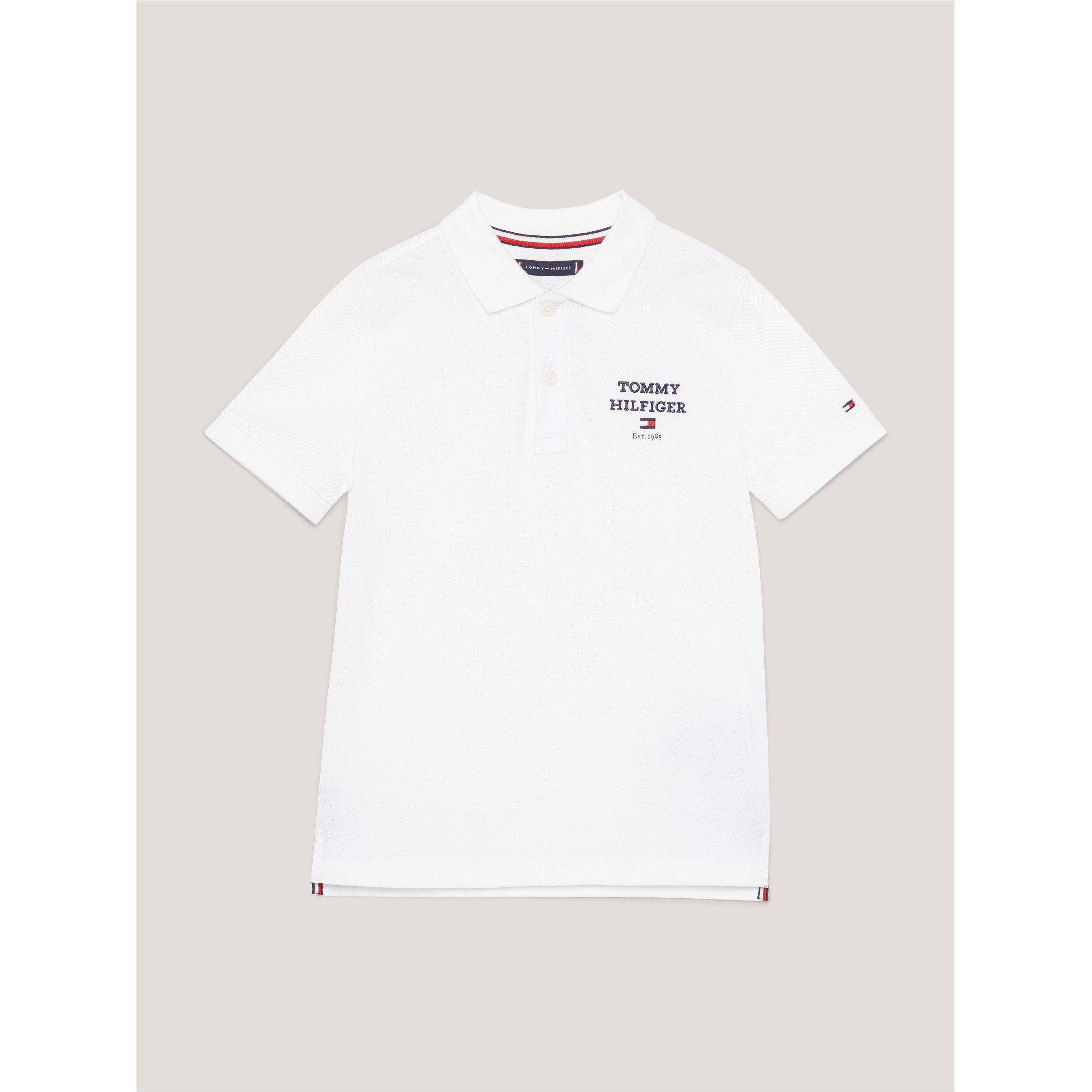 Tommy Hilfiger Logo Polo Short Sleeve Shirt Junior
