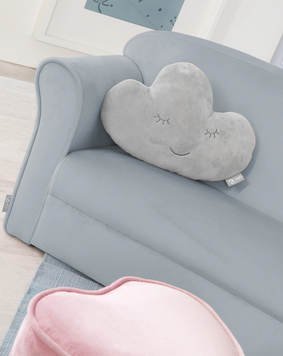 Kindersofa mit AL LIL SOFA (Farbe: sky)