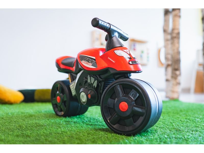 Falk Rutschfahrzeug Motobike racing Motorrad Draisine Rot