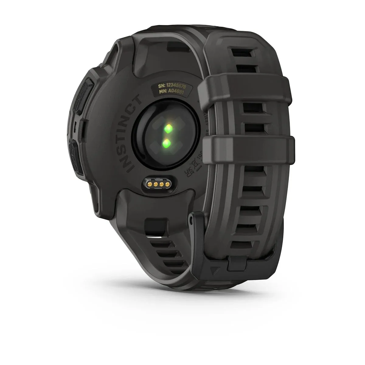 Garmin Instinct E, 45 Mm Black Bezel With Charcoal Band