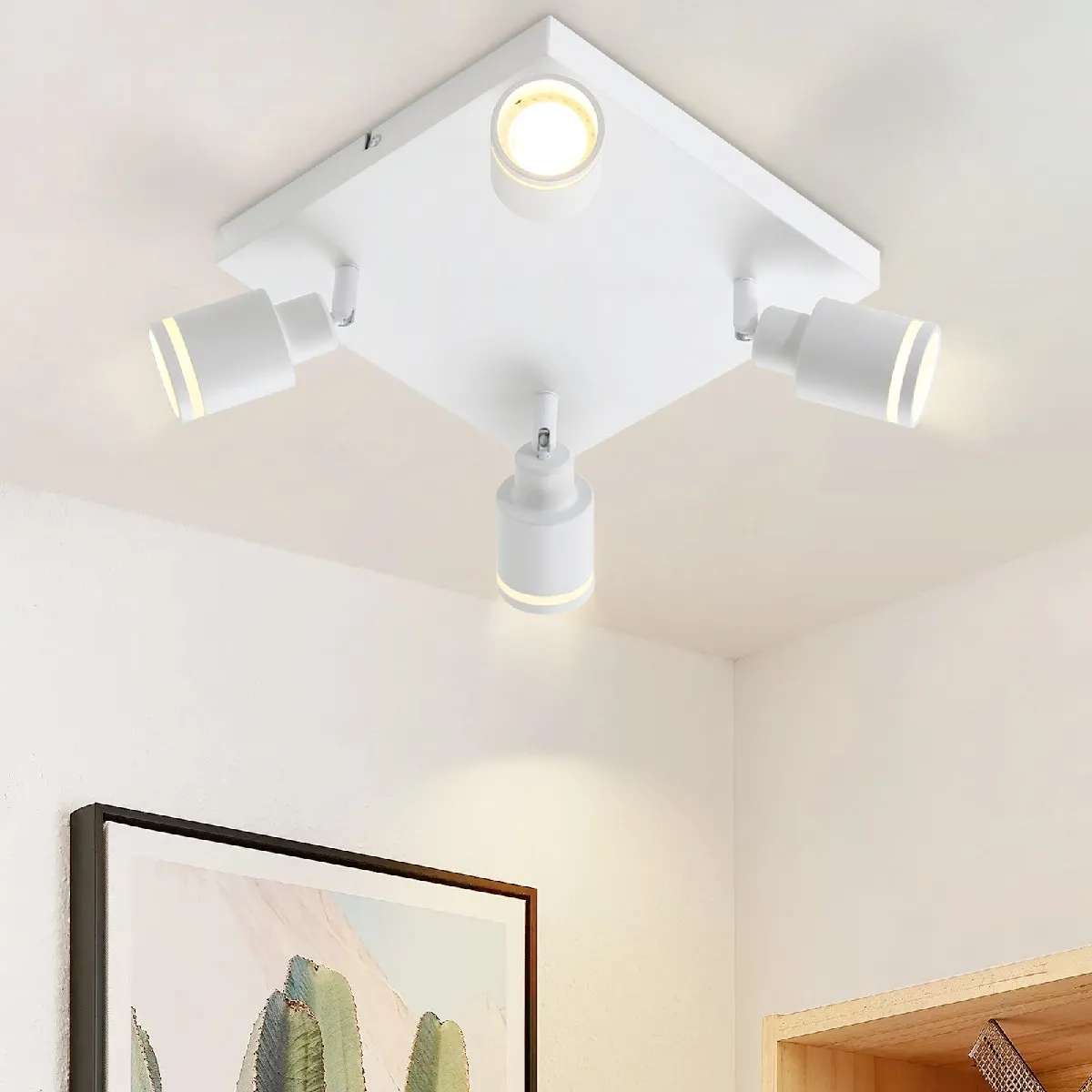 ZMH Ceiling Spot 4 Flame - Blanc