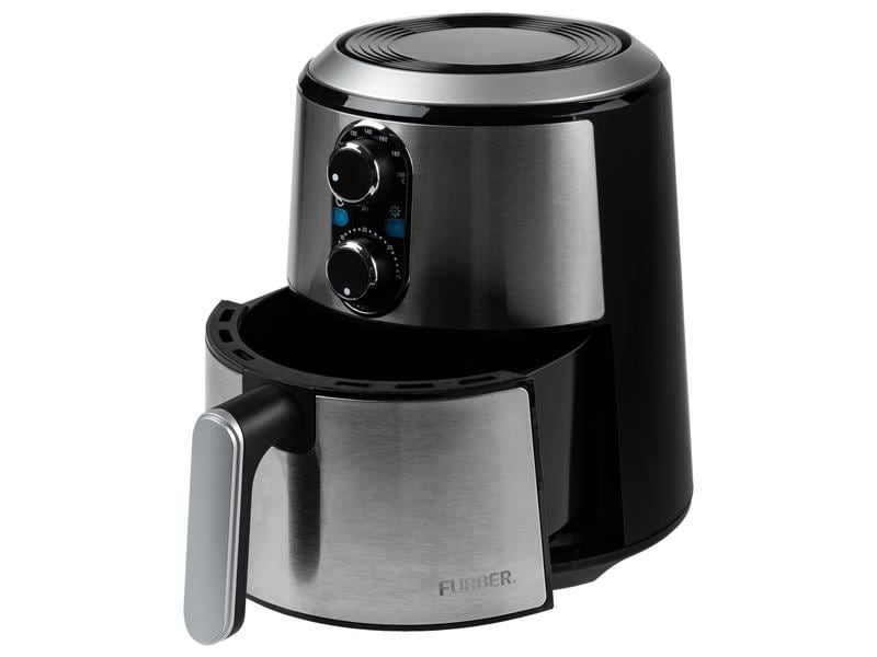 FURBER Heissluft-Fritteuse Fritto 2.8 L Airfryer zum fettarmen frittieren, grillieren, backen und mehr