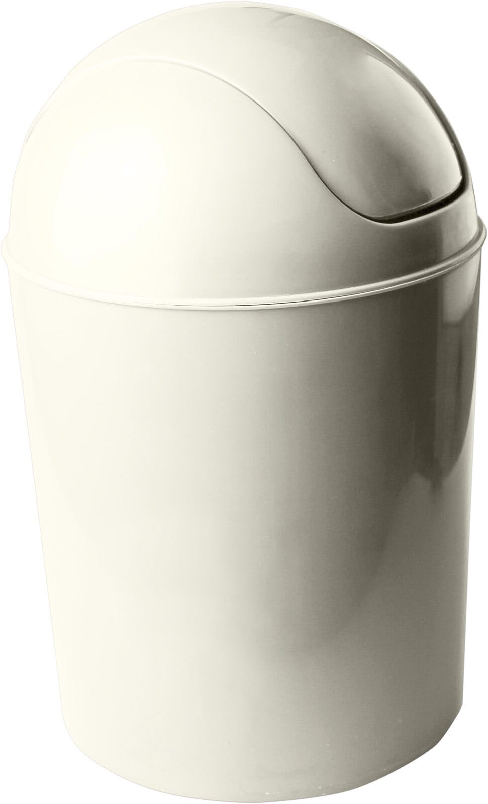 Mhome Schwingdeckeleimer Flip Flap Creme 1,7 L