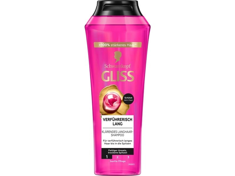 Schwarzkopf GLISS Shampoo Verführerisch Lang 250 ml Haarshampoo schenkt verführerisch lange Haare vom Ansatz bis in die Spitzen