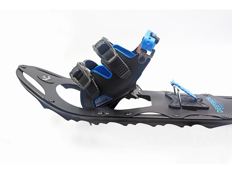 Nanuq Schneeschuh Deepsnow Schwarz/Blau Der Schneeschuh für viel Komfort und Spass für Einsteiger und Profis