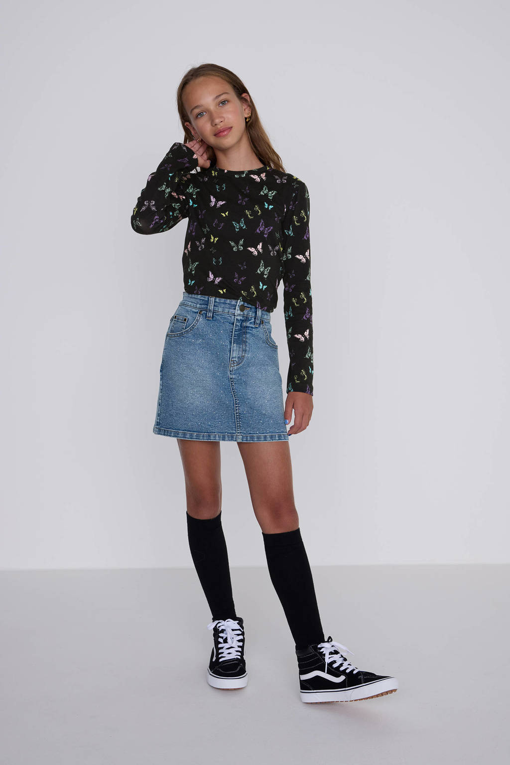 Coolcat Diamond Jeans Rok Dahlia