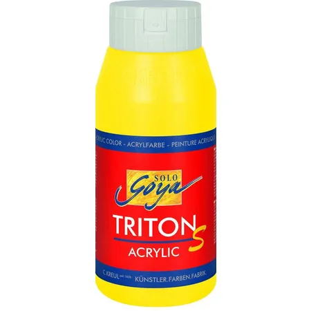 SOLO GOYA Triton S Acrylic Echtgelb hell 750 ml