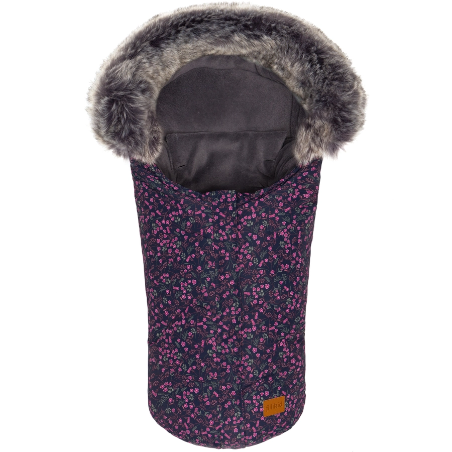 fillikid Winterfußsack Lhotse Gr. 0 Blumen klein