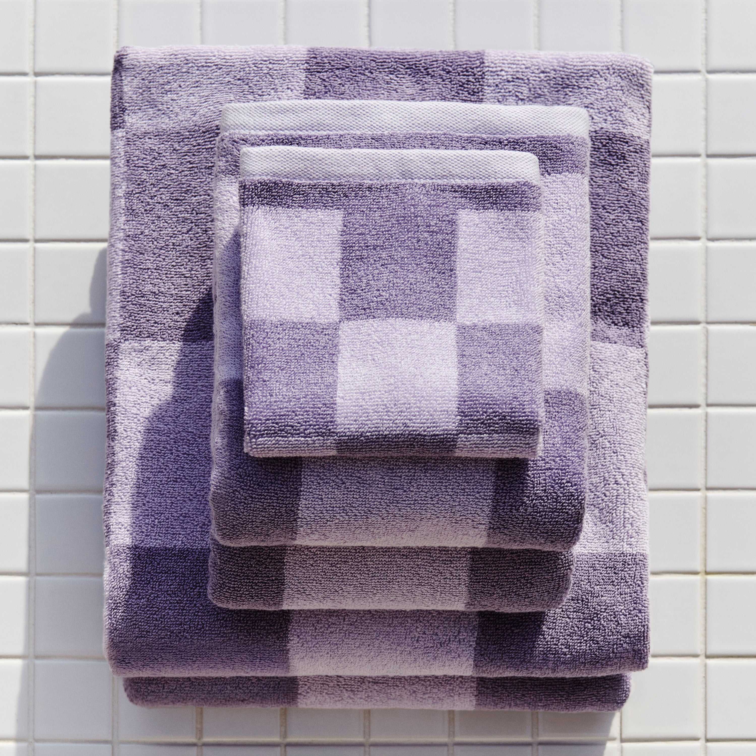 HAY Check Badmat - Lavendel