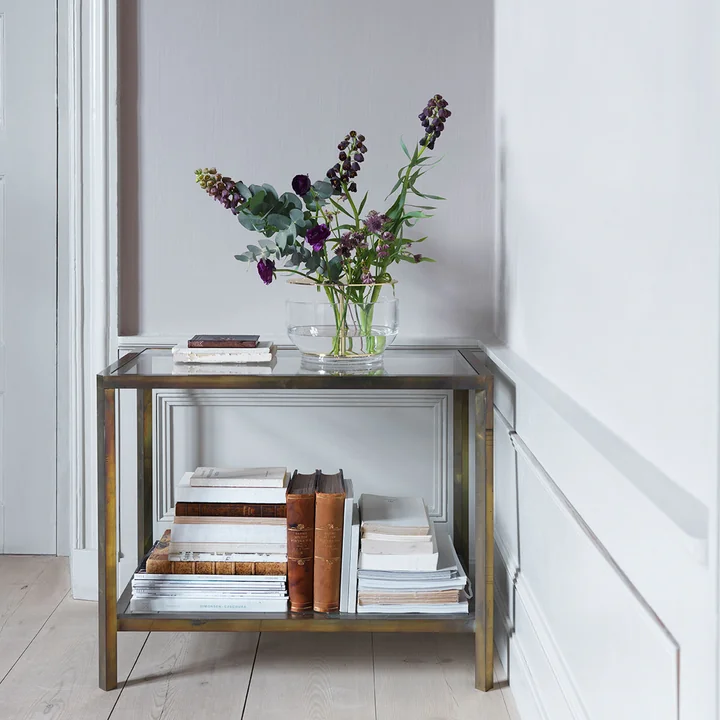 Fritz Hansen - Ikebana Vase Small, Edelstahl / Glas