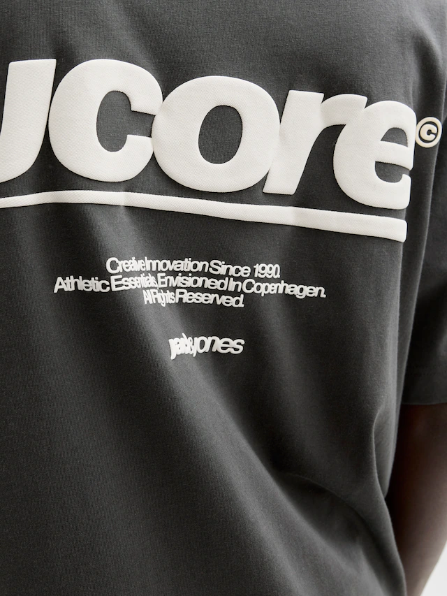 Jack & Jones PlusSize T-Shirt »JCOCLUB BACK TEXT PRINT TEE SS CN PLS«