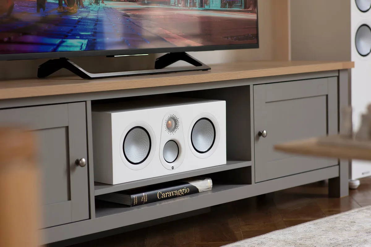 Monitor Audio Silver 300 HCM 5.0 Blanc Packs enceintes grand spectacle
