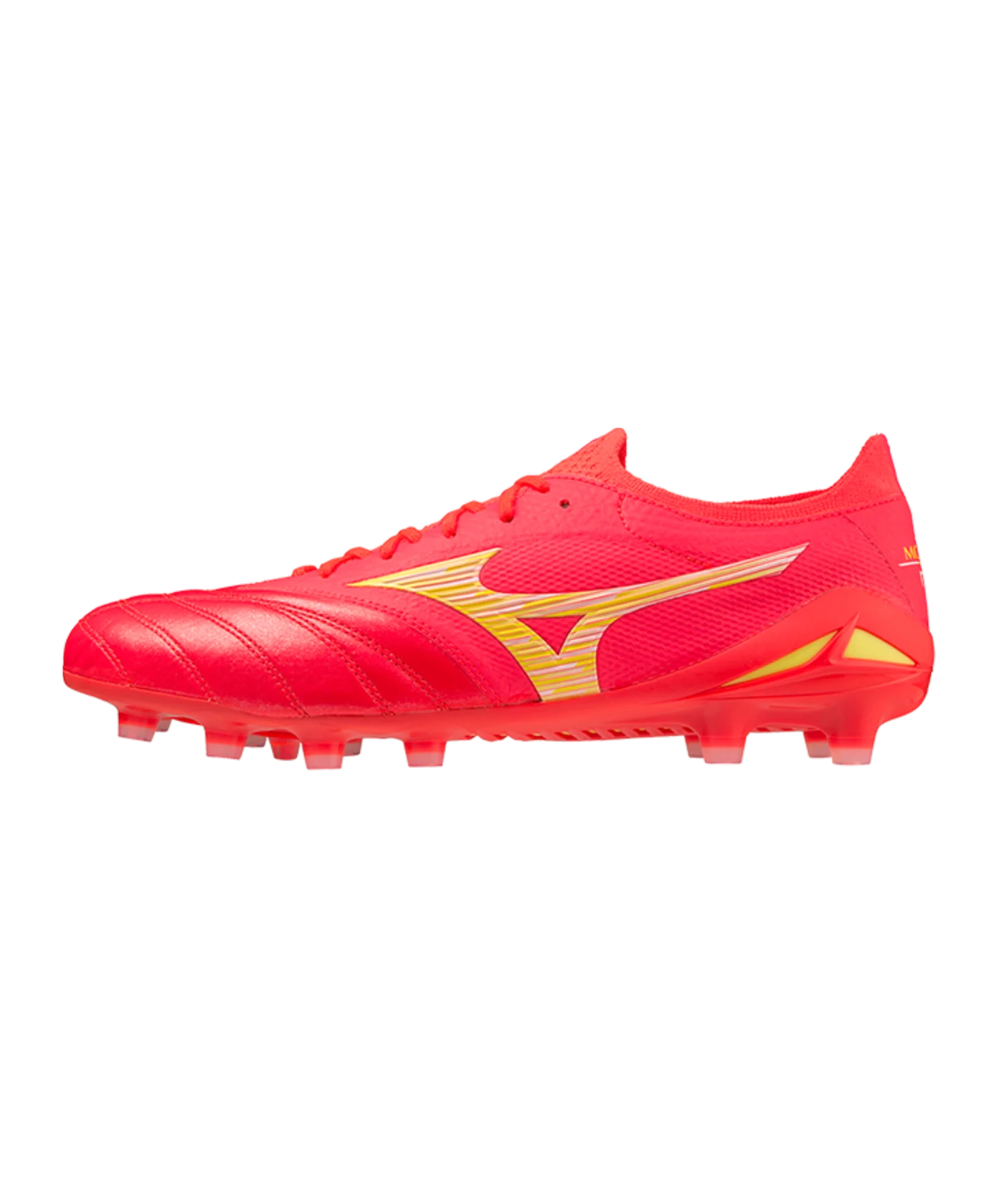 Mizuno Morelia Neo IV Made in Japan FG Release Rot Gelb F64