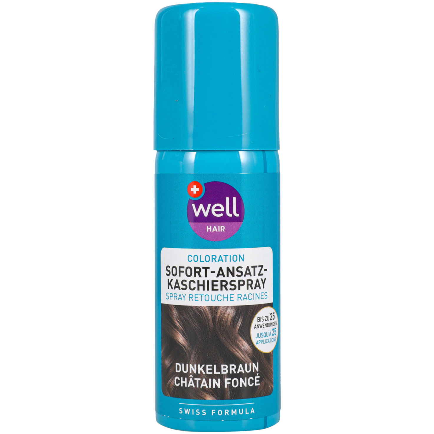well Ansatz-Kaschierspray Dunkelbraun