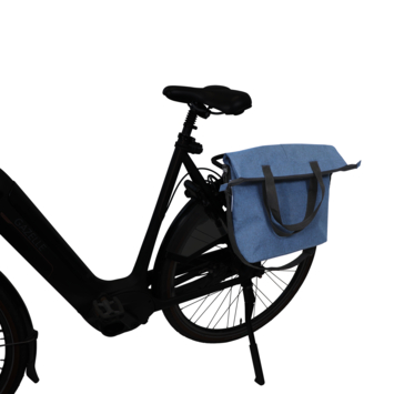 Dresco fietstas enkel blauw 18L