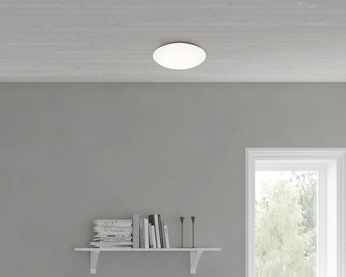 LED Sensor Plafondlamp IP44 15W 1500m 4000K Ø 28 cm wit Telefunken