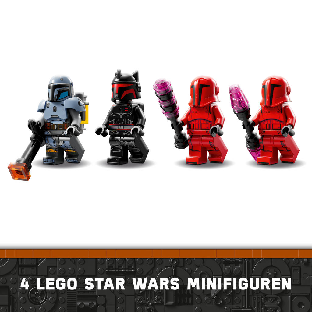 The Mandalorian Paz Vizsla en Moff Gideon duel, Bouwpakket voor Kinderen 75386