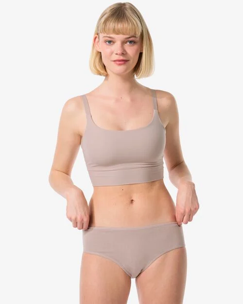 Culotte d'incontinence en coton pour légères fuites urinaires beige