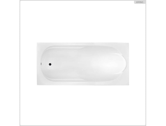 OTITEC - Baignoire rectangulaire - 170 x 70 cm - sans habillage - ave...