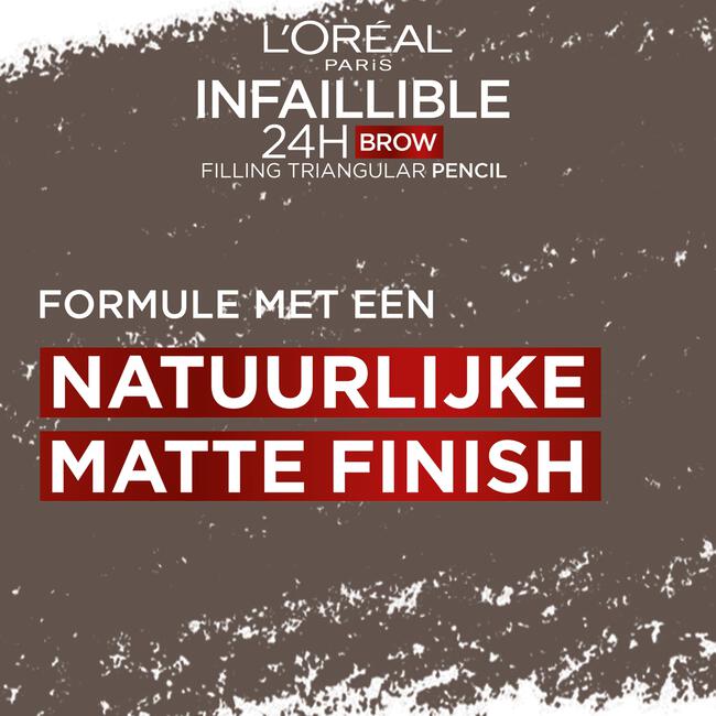 L'Oréal Paris Infaillible 24H Brow Filling Triangular Wenkbrauwpotlood 5.0 Light Brunette