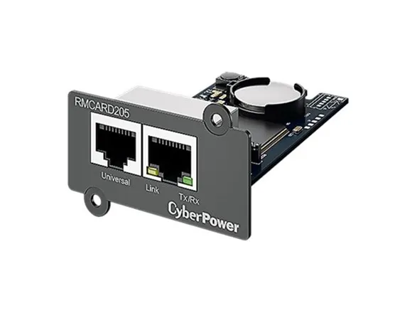CyberPower RMCARD205 - Adapter for fjernadministration - 100Mb LAN - 100Base-TX - for Smart App Professional Rackmount Series PR3000; Smart App Sinewave PR1000