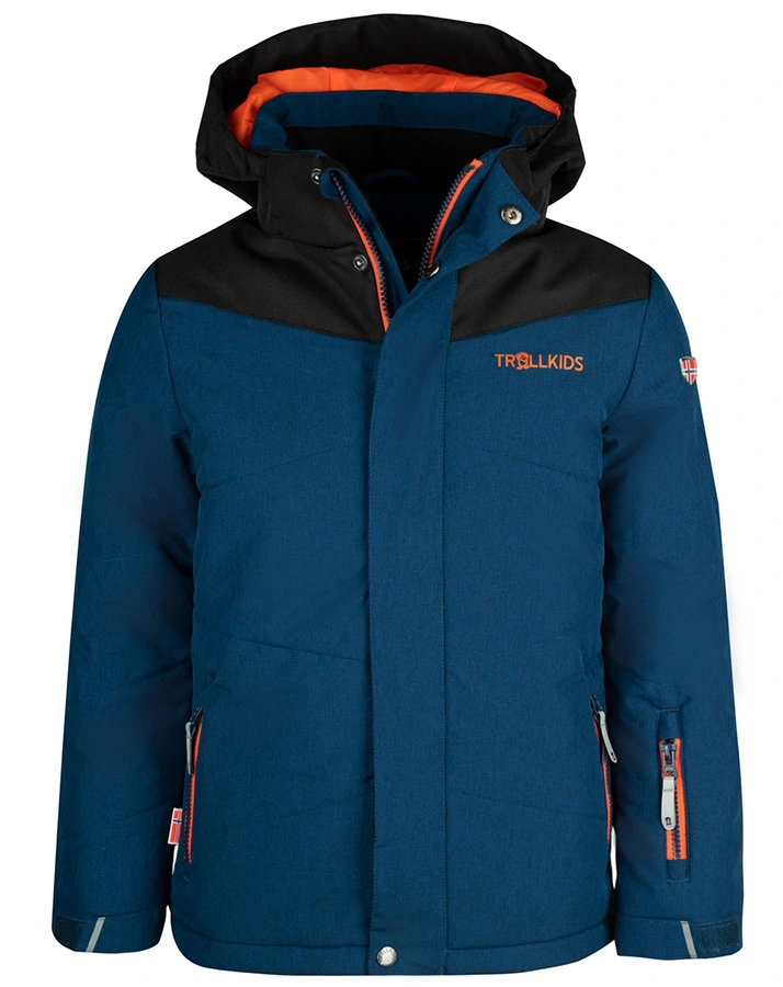 WinterjaKids NOREFJELL meliert in mystic blue/orange
