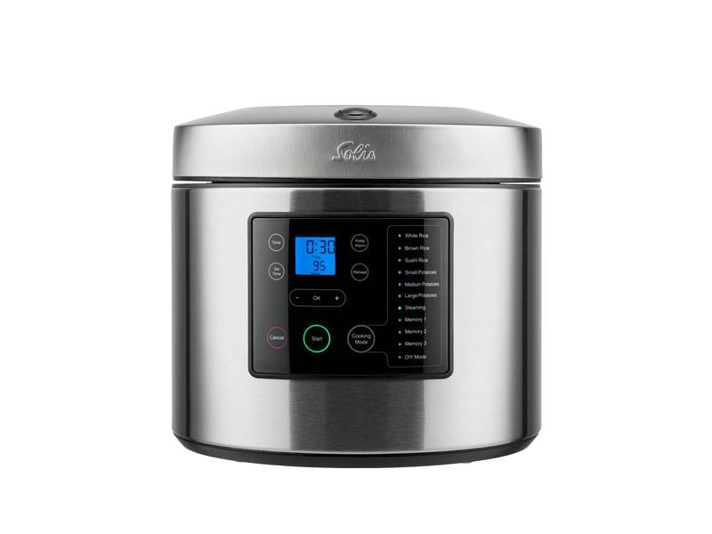 Solis Reiskocher und Steamer 5 l Reis und Kartoffelkocher