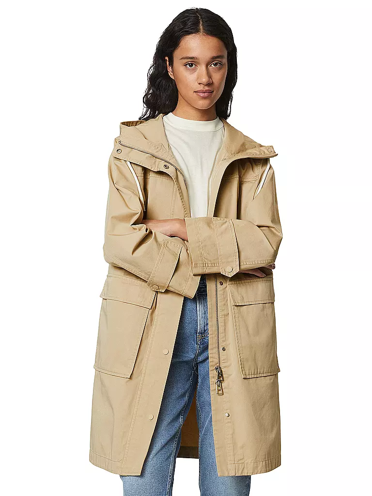 MARC O'POLO Parka hellbraun