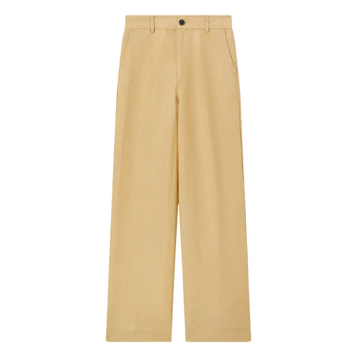 Pomandère Pantalon Lin et Coton | Beige