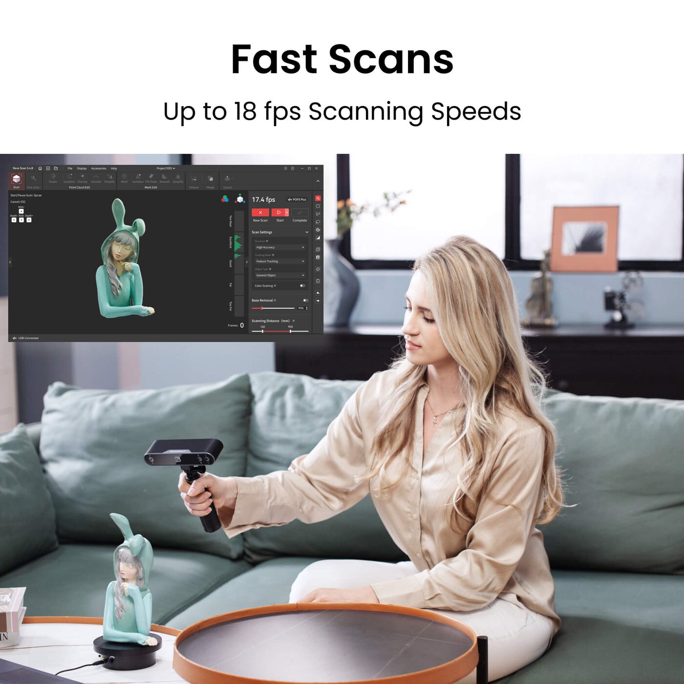3D-Scanner Revopoint POP 3 Plus