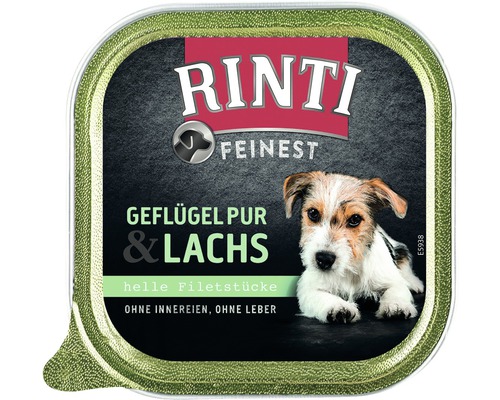 RINTI Finest Kip & Zalm natvoer voor honden 150g