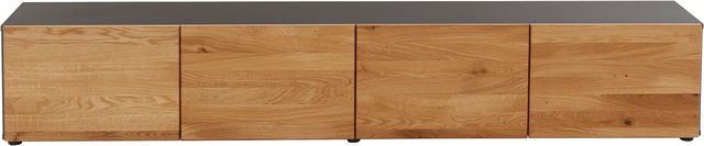 VOGL Möbelfabrik Lowboard »1237« Breite 184 cm, hängend und stehend, Front Eiche furniert