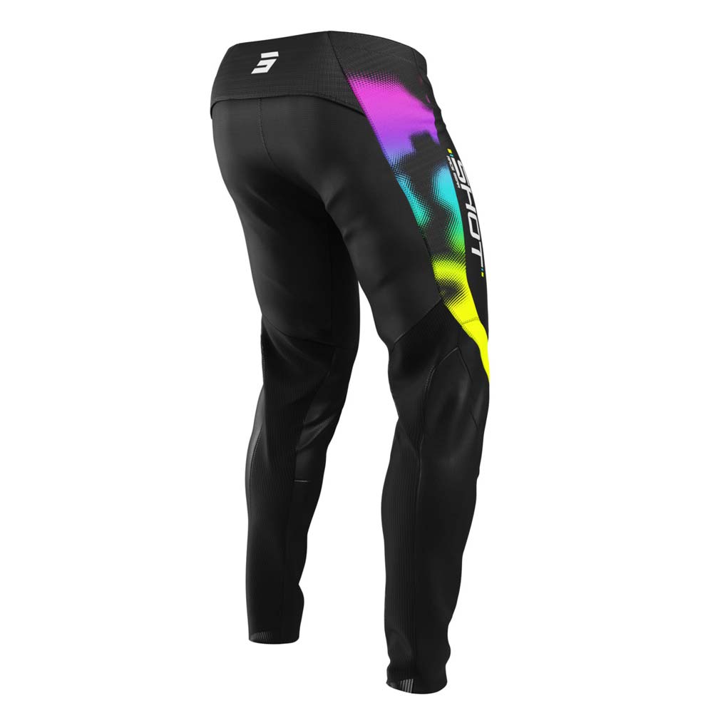 Shot - Pantalon Contact Nitro Noir / Jaune / Rose / Vert / Turquoise