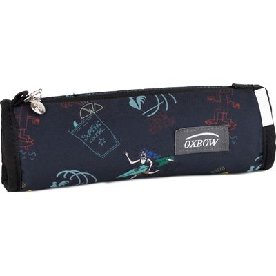 Trousse ronde réversible Oxbow Joakim - 1 compartiment - couleurs assorties - Hamelin