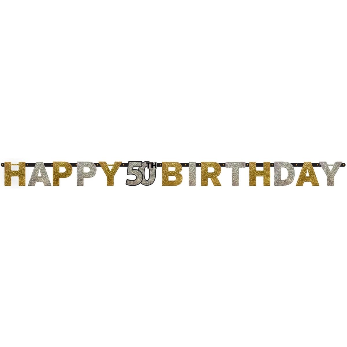 Letterslinger 50 Jaar Happy Birthday 210cm