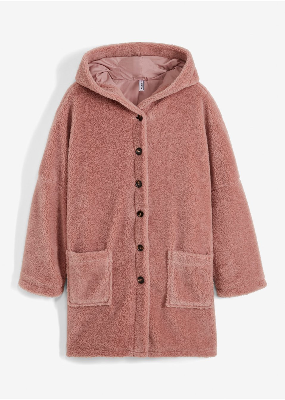 Veste oversize en polaire peluche