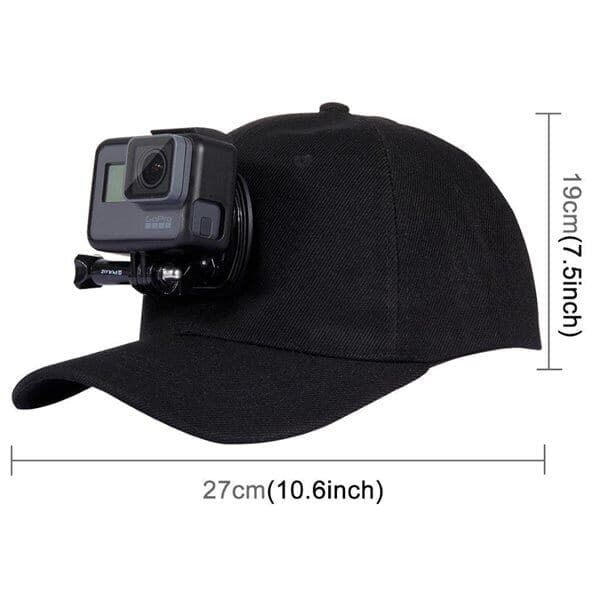 Kasket med Beslag til GoPro HERO
