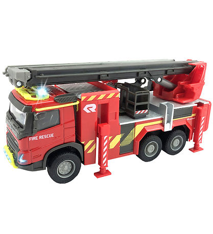 Majorette Spielzeug - Volvo-Feuerwehrauto m. Licht/Ton
