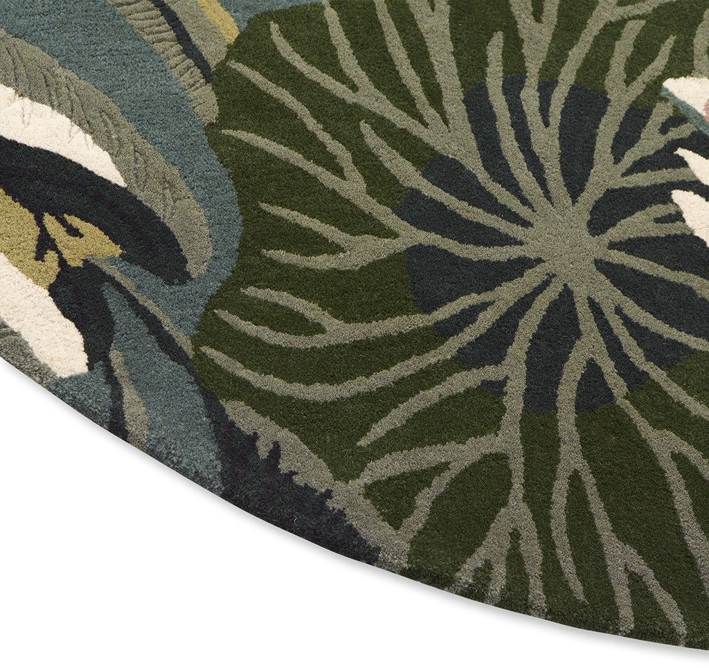 Vloerkleed Midnight Pond 038608 Waterlily  | Wedgwood Home