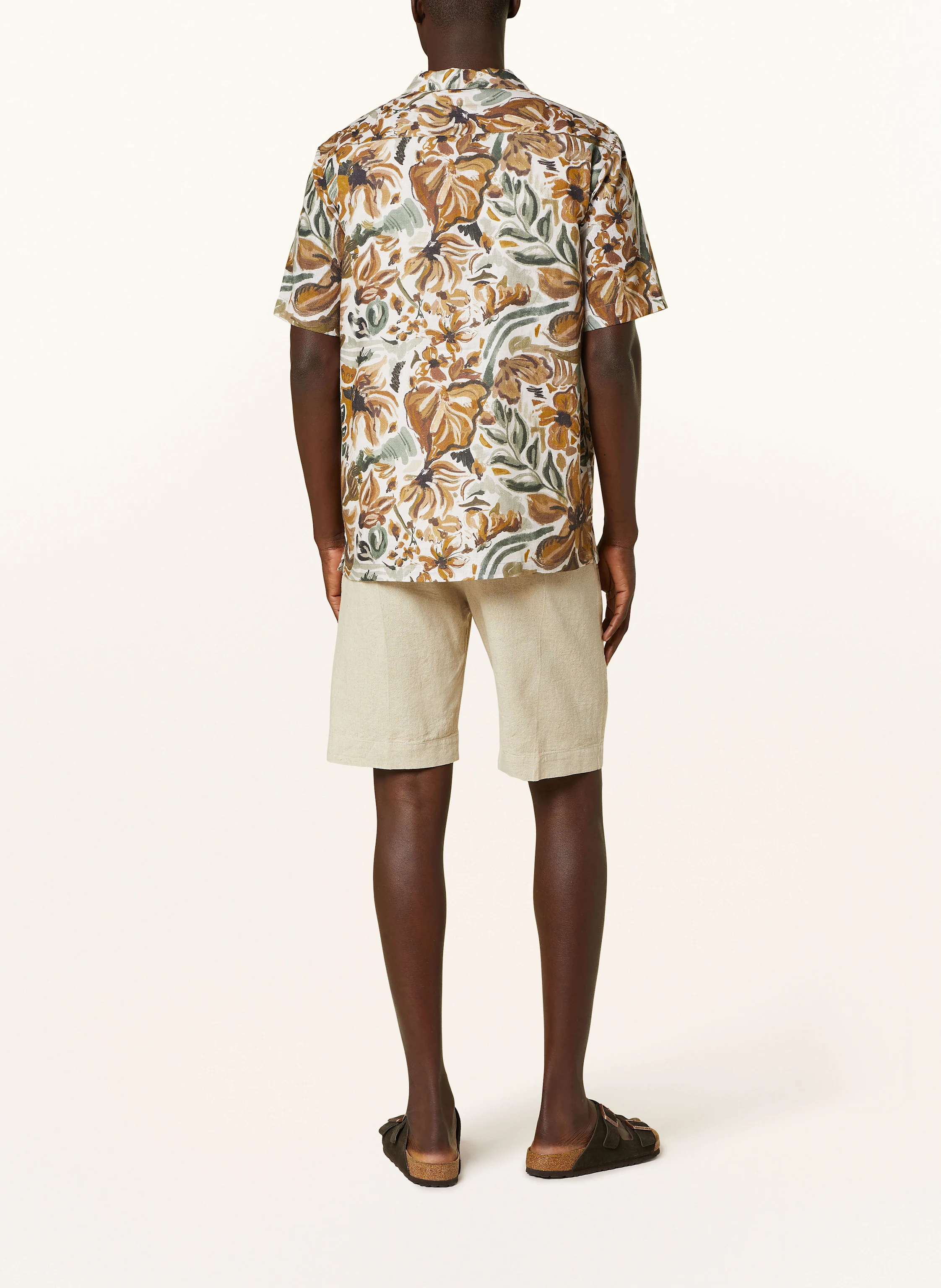 MOS MOSH Gallery Resorthemd MMGBABEL Comfort Fit mit Leinen