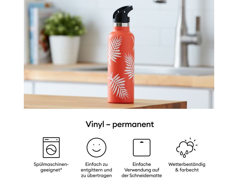 Cricut Vinylfolie Permanent 30.5 x 122 cm, 1 Stück, Mint Perfekt für Autoaufkleber, Sticker, Beschriftungen im Aussenbereich