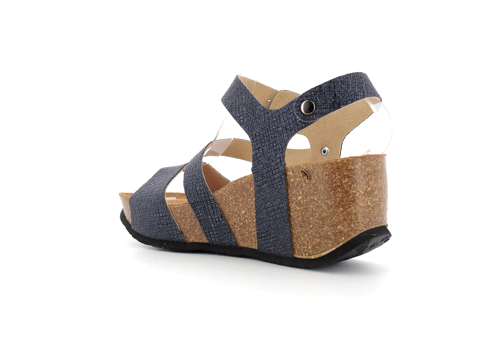 K. daques-CARLIT Matières combinées Bleu nuit