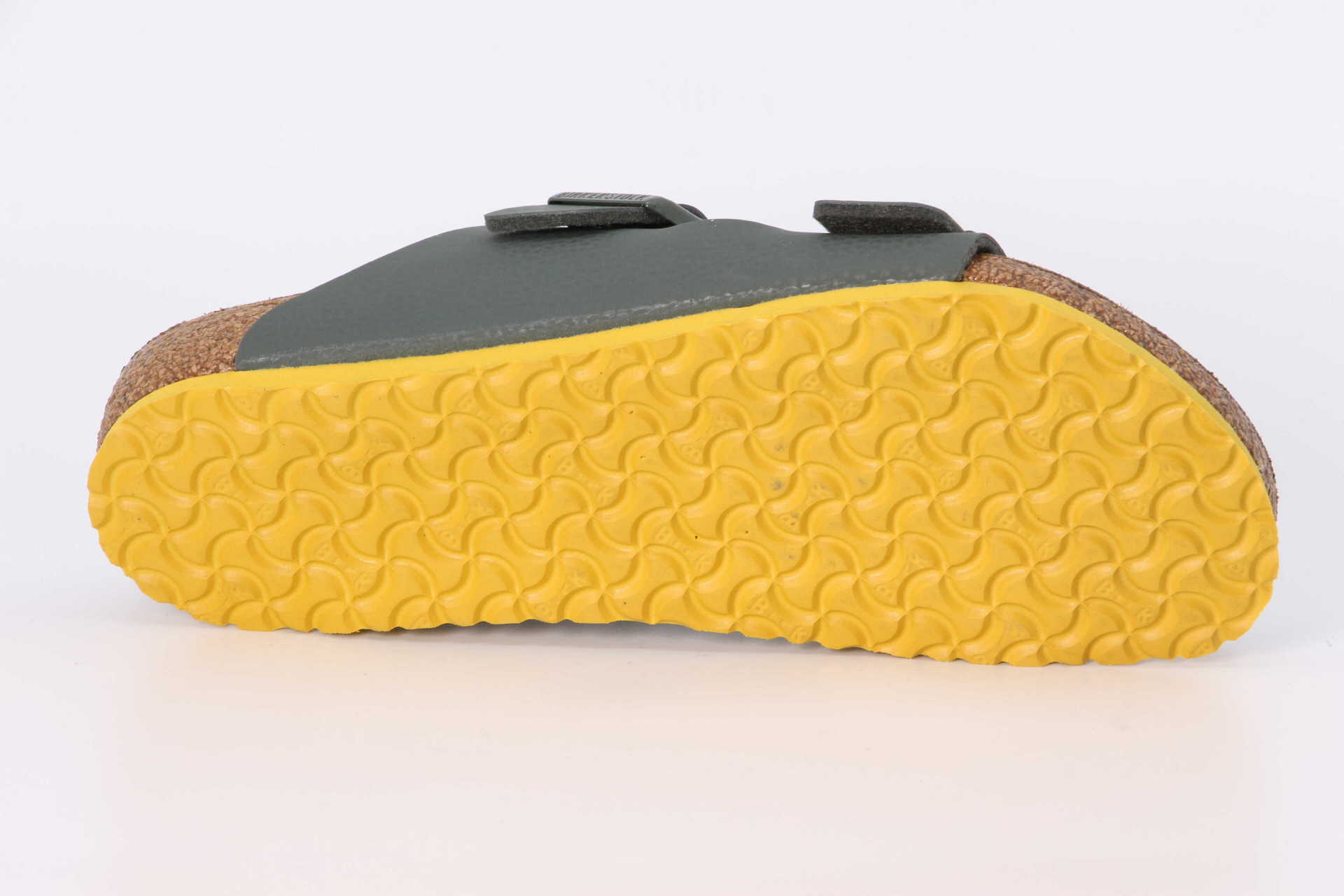 Birkenstock Arizona Kids schmal grün / gelb