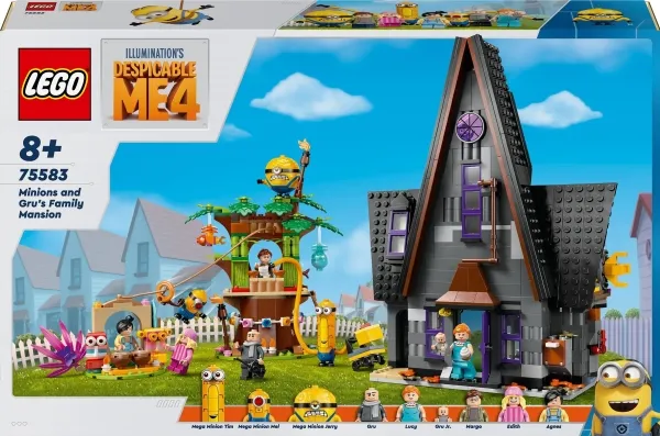 LEGO Despicable Me 75583 Minions og Grus familiepalæ