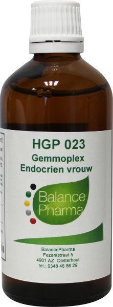 Balance Pharma Gemmoplex HGP023 Endocrien Vrouw 100ml